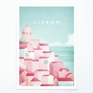 Poster Travelposter Lisbon, 30 x 40 cm