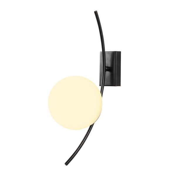 Aplică de perete albă/neagră Hilal – Opviq lights-image-1