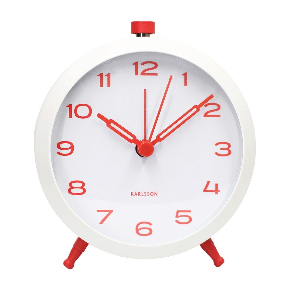 Ceas deșteptător Button Retro – Karlsson