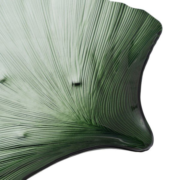 Tavă decorativă din sticlă 31x33 cm Gingko – Ixia-image-1