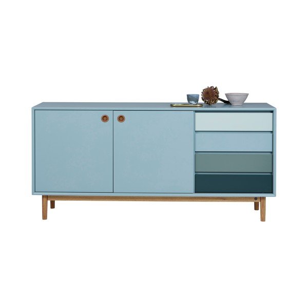 Comodă verde-mentă joasă 170x80 cm Color Box – Tom Tailor-image-3