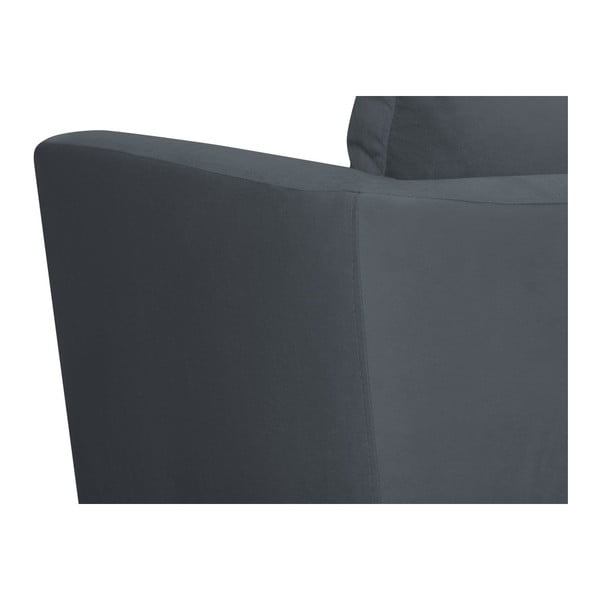 Fotoliu Mazzini Sofas Cotton, gri închis-image-3