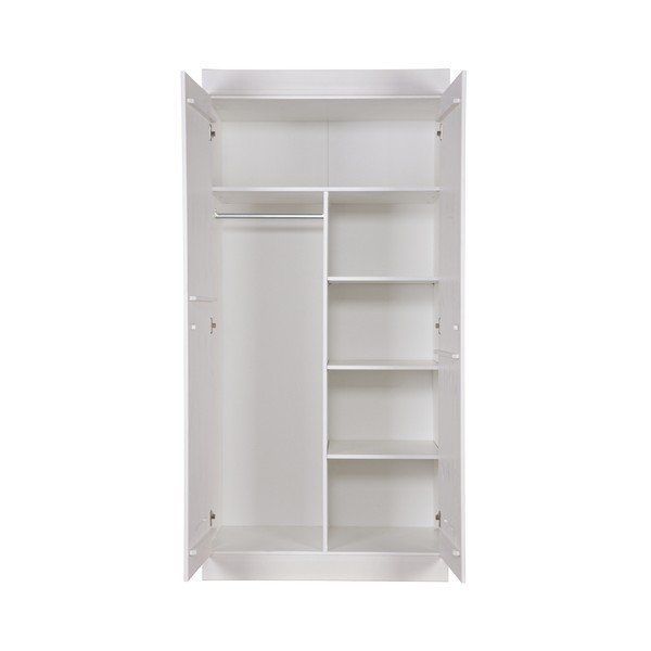 Șifonier cu 2 uși WOOOD Locker, alb-image-3