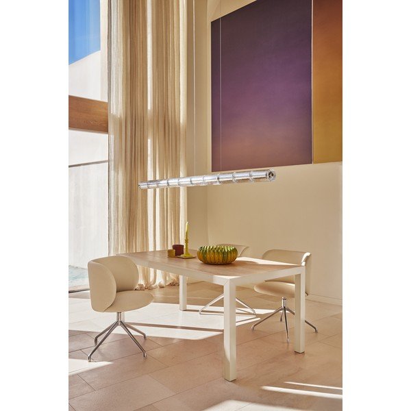 Masă de dining cu blat din lemn de stejar 75x180 cm Alma – Teulat-image-1