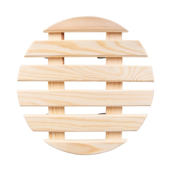 Bază mobilă pentru ghiveci din lemn ø 29 cm (înălțime 8 cm) Indoor & Outdoor – Esschert Design-image-2