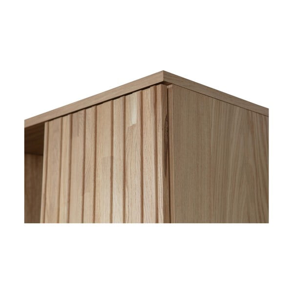 Șifonier în culoare naturală cu aspect de lemn de stejar 60x210x42 cm Gravure – WOOOD-image-1