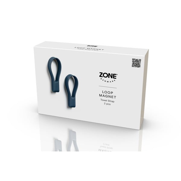 Clipsuri pentru prosoape albastre 2 buc. din silicon Loop – Zone-image-3