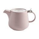 Ceainic din porțelan cu strecurătoare Maxwell & Williams Tint, 600 ml, roz