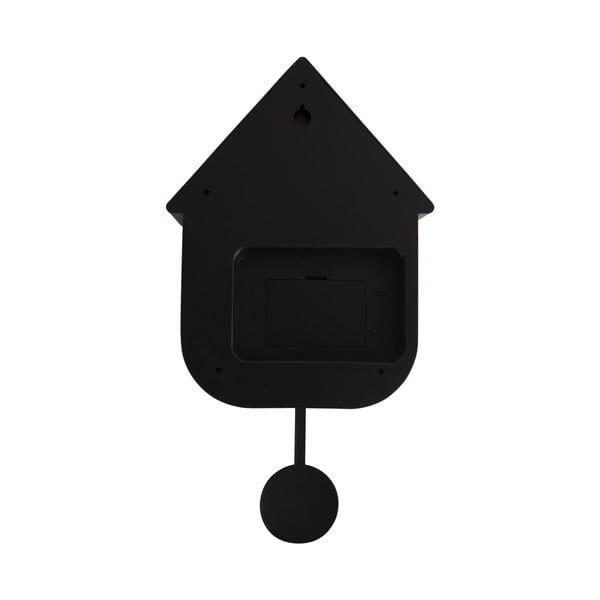 Ceas cu pendul pentru perete Karlsson Modern Cuckoo, 21,5 x 41,5 cm, negru-image-3