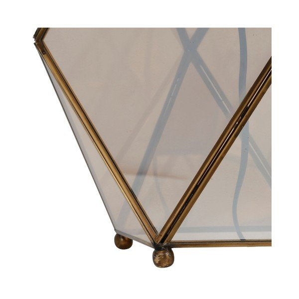 Picior pentru corp de iluminat maro/auriu 43 cm Eluminea – Côté Table-image-2