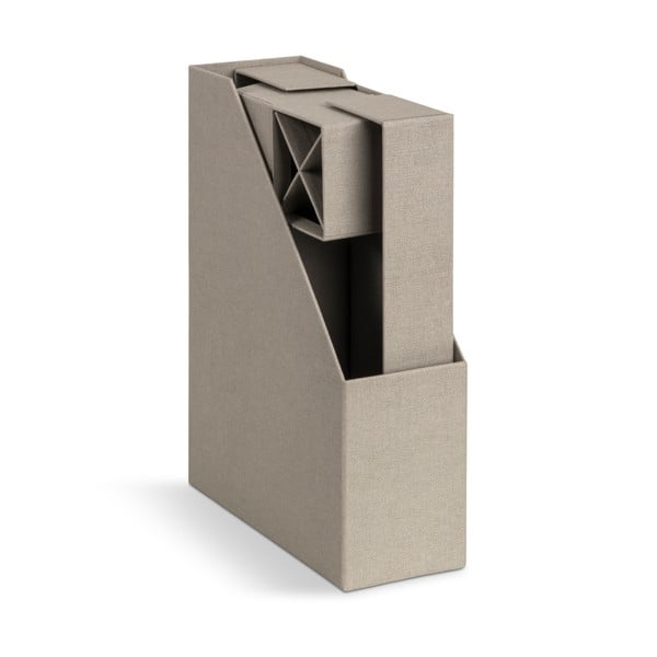 Organizatoare 4 buc. din carton Hugo Canvas Paper Laminate – Bigso-image-3