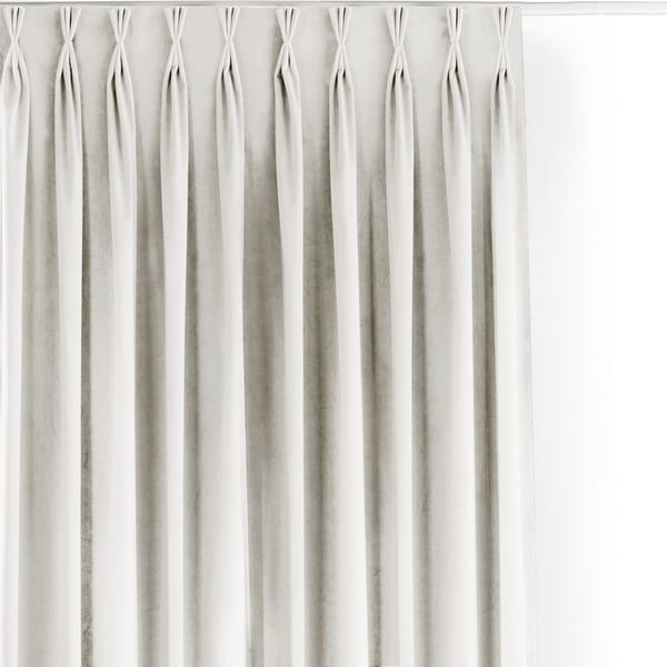 Draperie crem dimout (semi-opacă) din catifea 400x225 cm Velto – Filumi-image-4