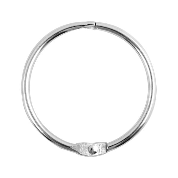 Inele pentru perdea de duș argintiu-mat 12 buc. Ringo Small – Spirella