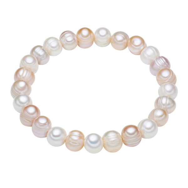 Brățară din perle Chakra Pearls Furrow, 19 cm
