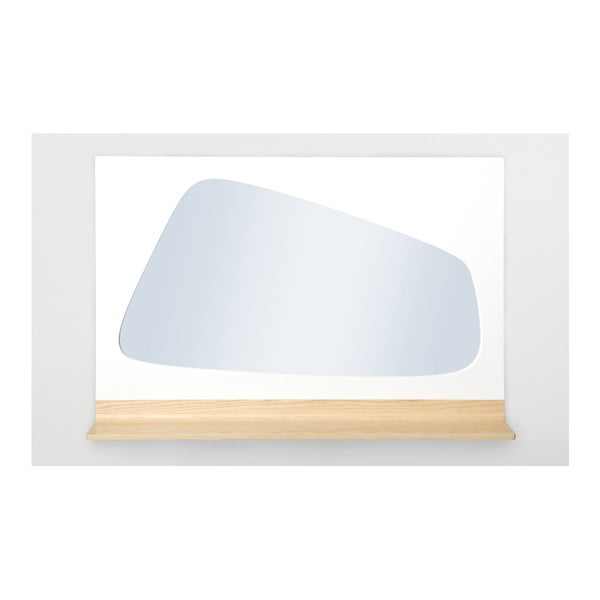 Oglindă de perete cu raft Ellenberger design Private Space, 61 x 90 cm