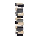 Covor tip traversă gri din lână 60x230 cm Collage – Flair Rugs