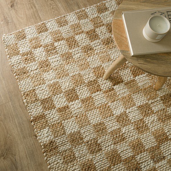 Covor în culoare naturală reversibil, țesut manual din iută 120x170 cm Naturi Natural – Asiatic Carpets-image-2