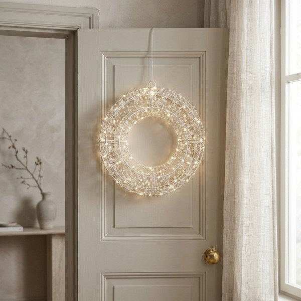 Coroniță luminoasă ø 28 cm Ellary – Bizzotto-image-1