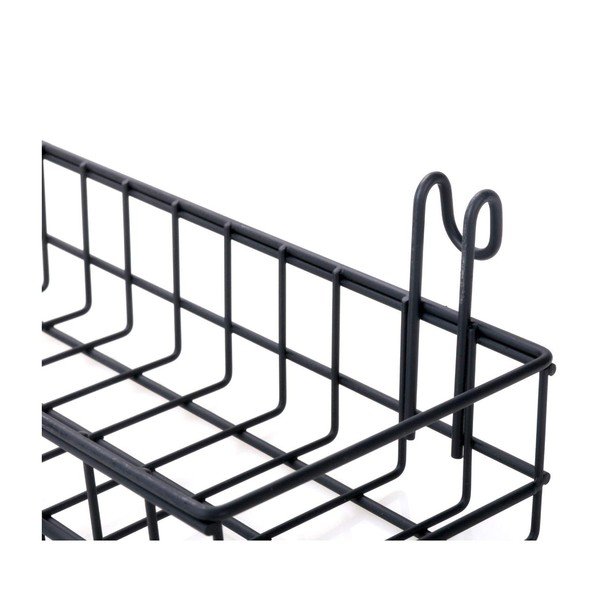 Coș auxiliar pentru avizier Reminder, lungime 40 cm, negru-image-3