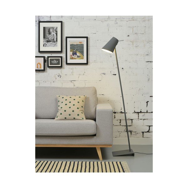 Lampadar gri cu abajur din metal (înălțime 140 cm) Cardiff – it's about RoMi-image-3