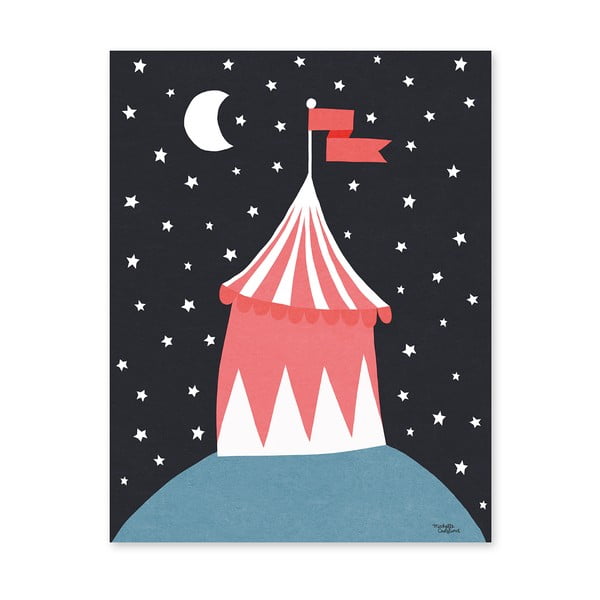 Poster Michelle Carlslund Circus Tent, 30 x 40 cm