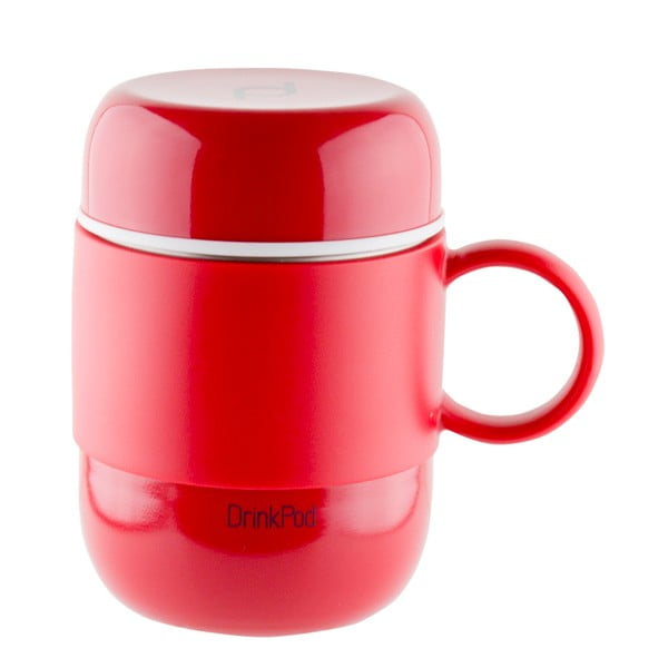 Cană portabilă Pioneer Mug, 280 ml, roșie