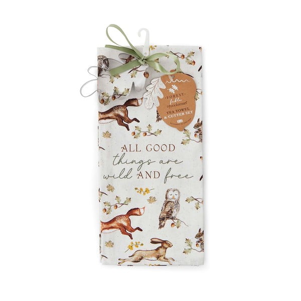 Prosoape de vase 2 buc. din bumbac 45x65 cm Forest Fable – Cooksmart ®