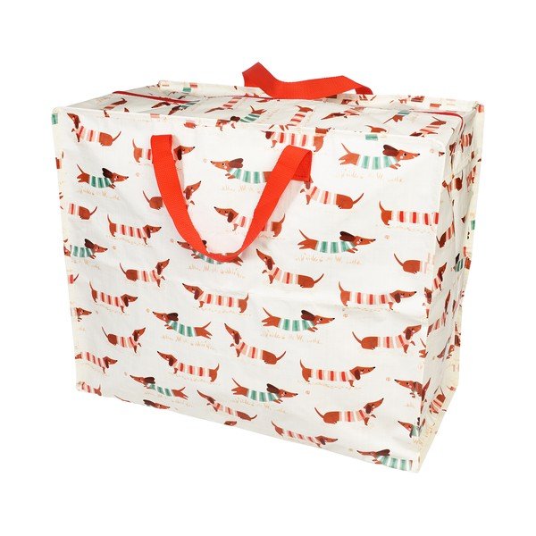 Cutie de depozitare pentru haine din plastic reciclat 28x58x48 cm Sausage Dog – Rex London