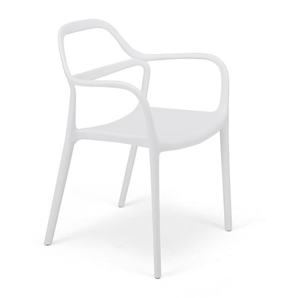 Set 2 scaune dining Bonami Selection Dali Chaur, alb