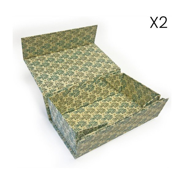 Cutii de cadouri 2 buc. 39x49 cm Lilies – Kartos-image-1