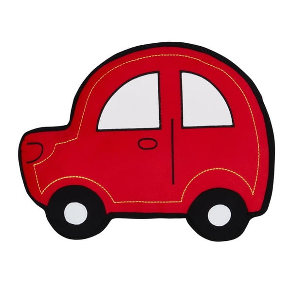 Pernă decorativă 3 D pentru copii Catherine Lansfield Car, 42 x 30 cm, albastru-roșu-image-2