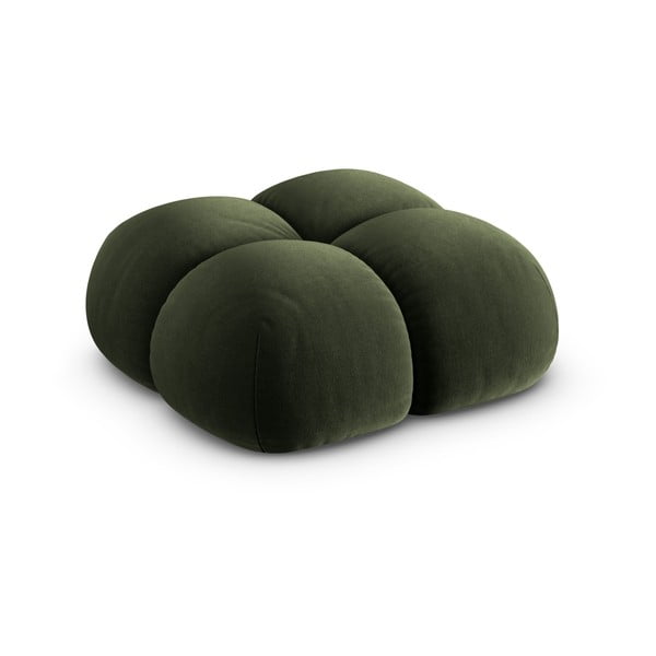 Taburet verde cu tapițerie din catifea Loretto – Cosmopolitan Design-image-2