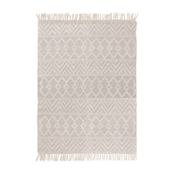 Covor gri deschis din lână 160x230 cm Asra – Asiatic Carpets