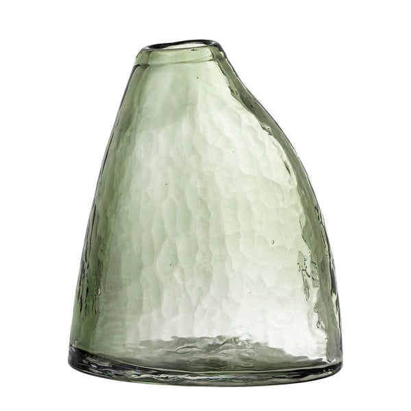 Vază din sticlă Bloomingville Ini, înălțime 19 cm, verde