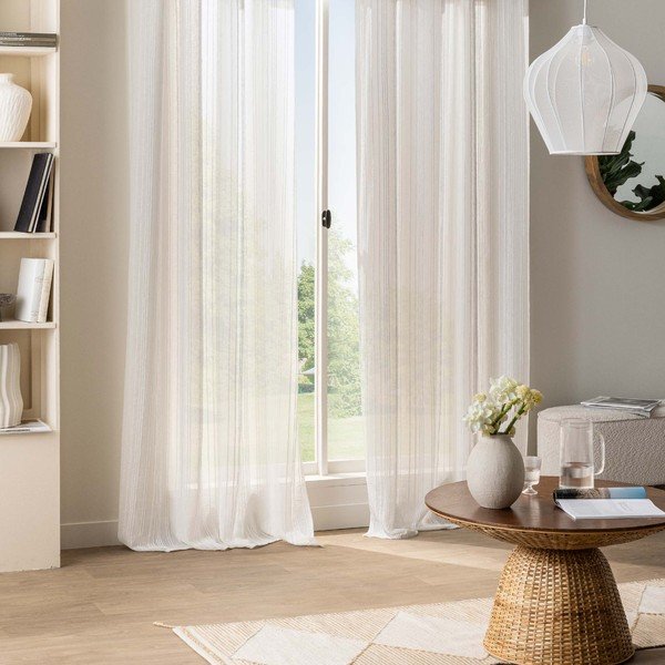 Draperie albă 140x260 cm Zaho – douceur d'intérieur-image-2