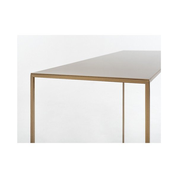 Masă tip consolă din metal CustomForm Tensio, 100 x 35 cm, auriu-image-3