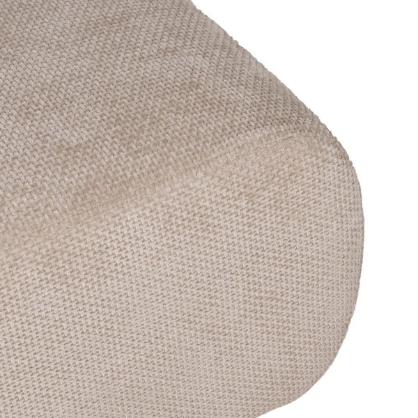 Taburet bej cu tapițerie din chenille Minimal – Ixia-image-2