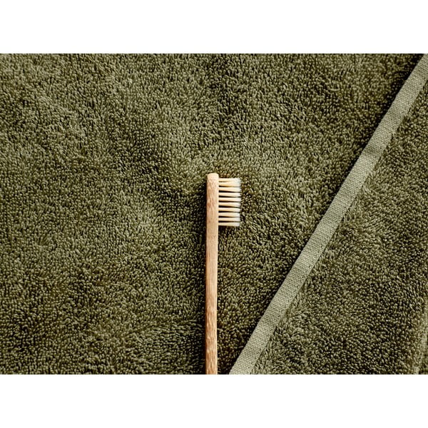 Prosop din bumbac froté Södahl, 100 x 50 cm, verde olive-image-1