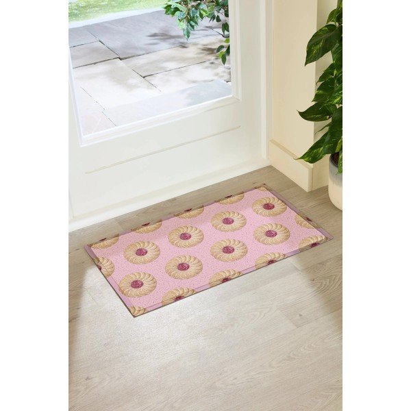 Covoraș de intrare din plastic reciclat 40x70 cm Jam Biscuit  – Artsy Doormats-image-1