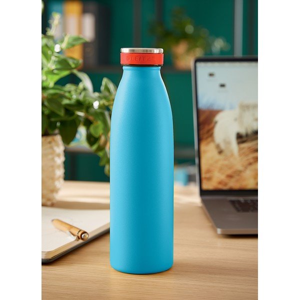 Sticlă pentru apă Leitz Cosy, volum 0,5 l, albastru-image-1