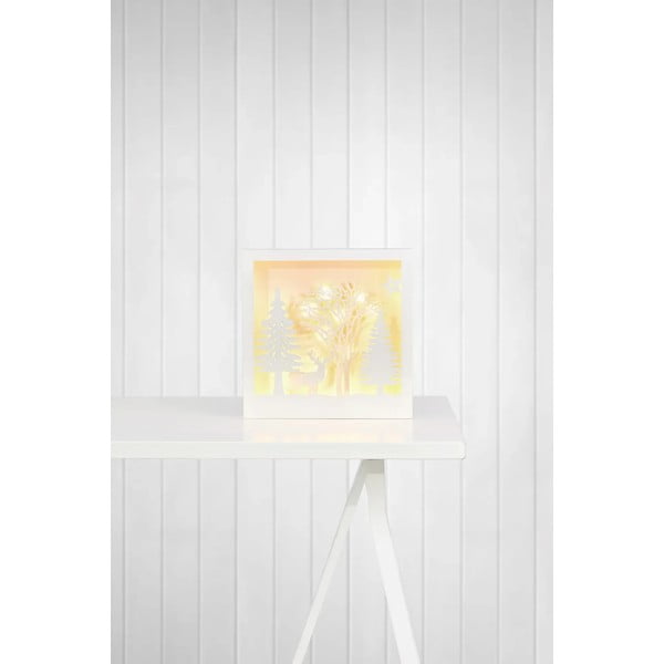 Decorațiune luminoasă de Crăciun albă Folkabo – Markslöjd-image-1