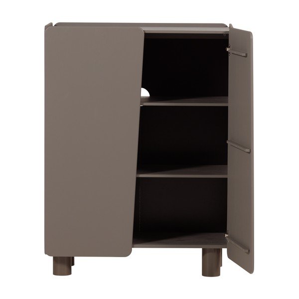 Dulap maro din lemn de pin 100x135x45 cm Root – WOOOD-image-3