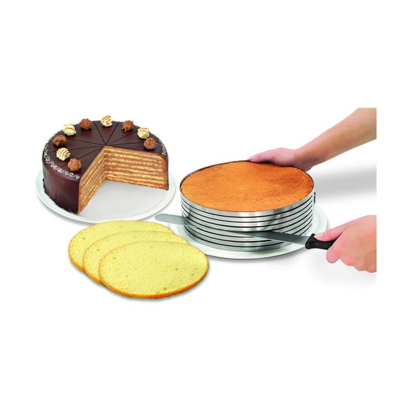 Set formă de tăiat prăjituri și cuțit Zenker, ø 24 - 26 cm-image-2