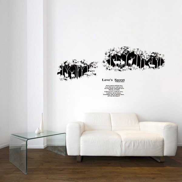 Autocolant Ambiance Love's Secret, negru-image-1