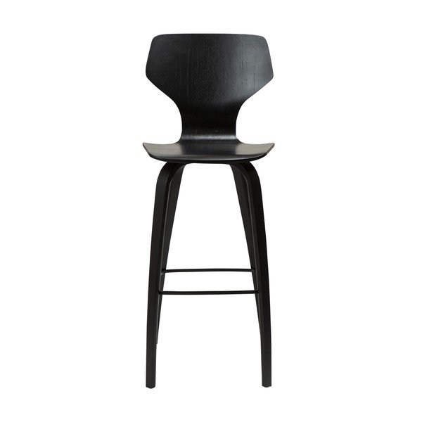 Scaun de bar negru (înălțime șezut 75 cm) S.I.T – DAN-FORM Denmark-image-1
