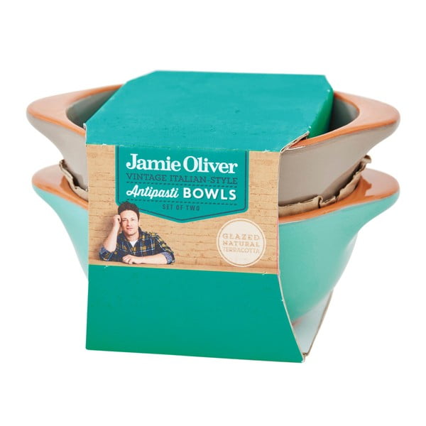 Set boluri Jamie Oliver Antipasti, verde/albastru