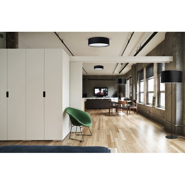 Plafonieră Sotto Luce MIKA, ⌀ 40 cm, negru-image-1