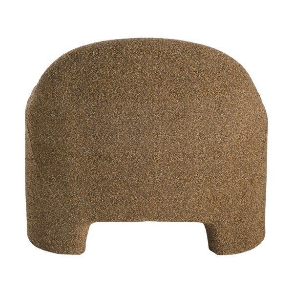 Fotoliu maro coniac cu tapițerie din chenille Zahara – House Nordic-image-4