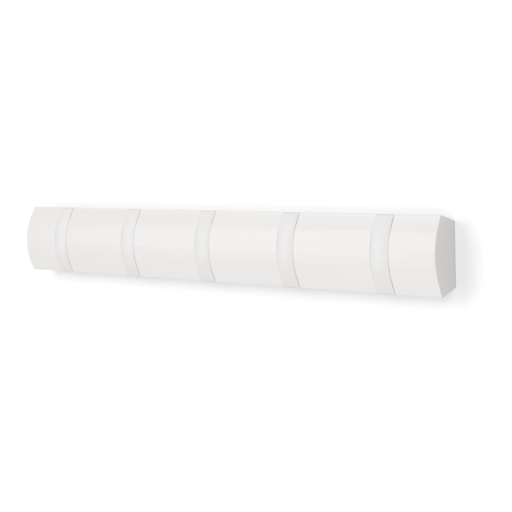 Cuier de perete alb mat din lemn de pin 51 cm Flip – Umbra