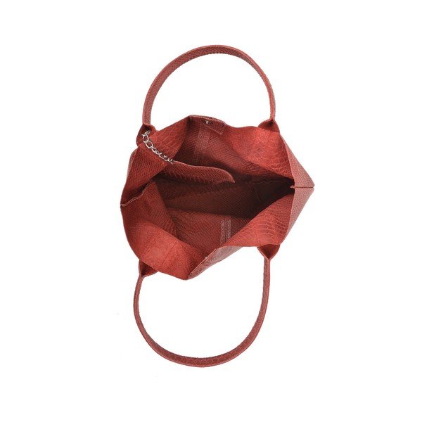 Geantă shopper din piele Renata Corsi Lola, roșu-image-3